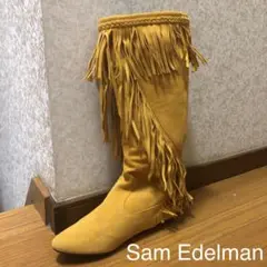 Sam Edelman スウェード ブーツ 黄色