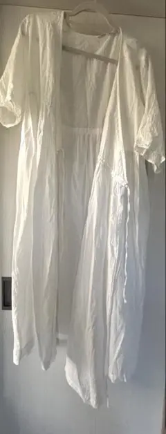 sō4ū ロングカーディガン ホワイト