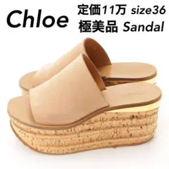 【極美品】名作 定価11万 Chloe Chloé クロエ サンダル ミュール