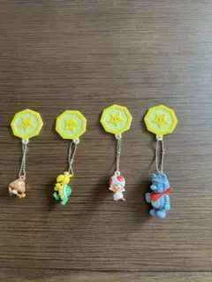 スーパーマリオ スター マスコットフィギュア キーホルダー 3個