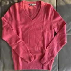 UNIQLO カシミヤニット　サーモンピンク