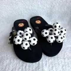 【size約19〜20㎝】hotflops♡サッカー♡サンダル♡キッズ♡