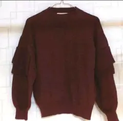 美品。秋に最適！ニットセーター　インタープラネット
