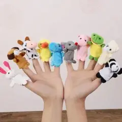 子供の動物のぬいぐるみ10個