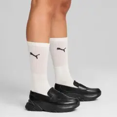 【完売品】PUMA プーマ ウィメンズローファー ブラック 厚底