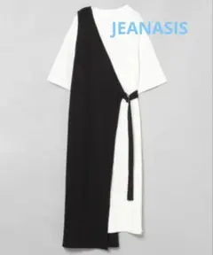 JEANASIS ワンピース ワンショルダーロングベスト