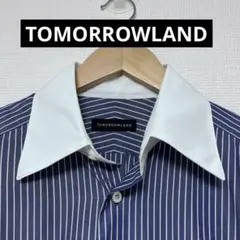 TOMORROWLAND トゥモローランド　ドレスシャツ　ストライプ　クレリック