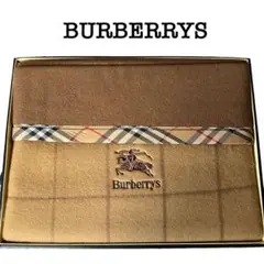 新品♡Burberry バーバリー純毛毛布シングルサイズ ノバチェック ベージュ