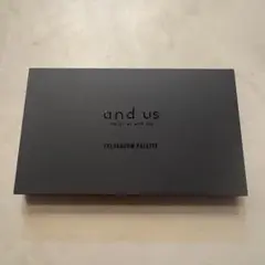 【新品未使用】and us 　アイシャドウパレット