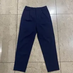 sh759 LACOSTE ネイビー プリーツパンツ 34サイズ　ラコステ
