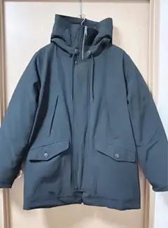 GAP フード付き ダウンジャケット L ブラック