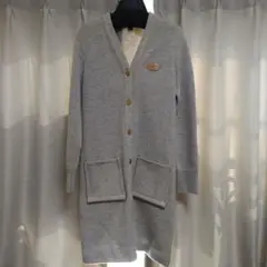 【美品】【希少デザイン】ルイヴィトン ロング カーディガン ウール カシミヤ