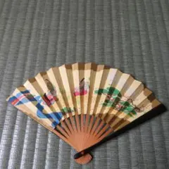 茶道具　　　扇子　　日本伝統絵柄　　 扇子