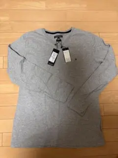 TOMMY HILFIGER AJ FLAG TEE XL グレー