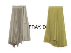 FRAY.ID アシメプリーツスカート