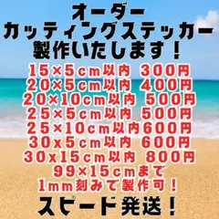 オーダーカッティングステッカー製作します チーム 交流 バイク 釣り 趣味用に