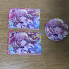 プロセカ　小豆沢こはね　缶バッジ　ウエハース