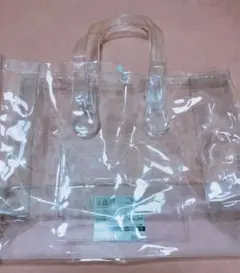 ASKUL シースルーバッグ A4ワイド