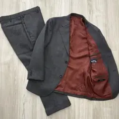 【美品】J.PRESS メンズスーツ CUBA BEACH グレー S 秋冬