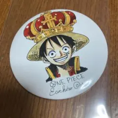 ワンピース　ONE PIECE ルフィ ナツコミ 缶バッジ