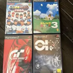 PS2 ゲームソフト 4本セット
