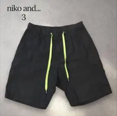 niko and... ブラックショートパンツ　3