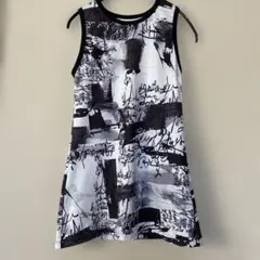 MIKANO モノクロタンクドレス