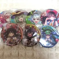 【東方Project】ダイソー BIGホログラム缶バッジ 7点まとめ