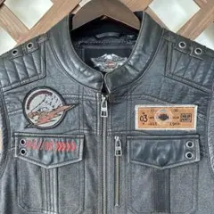 Harley-Davidson レザーベスト Mサイズ