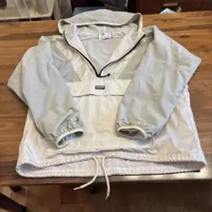 adidas プルオーバーマウンテンパーカー Lオフホワイト/グレー