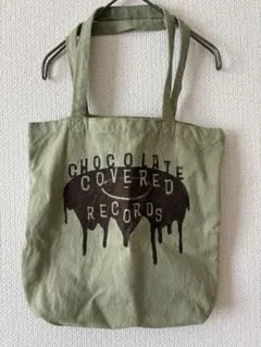 チョコレート レコードレーベルトートバッグ エコバッグ