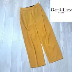 Demi-Luxe BEAMS イエロースラックス