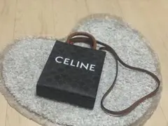 CELINE ミニバーティカルカバトリオンフキャンバス