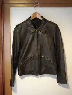 90s Agnes b homme レザージャケット