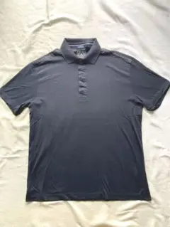 Zegna Sport 襟切替　ポロシャツ　ブラック　大きめサイズXXL 美品