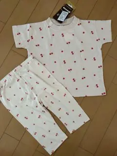 さくらんぼ パジャマ セットアップ Tシャツ パンツ 90