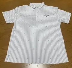 美品 キャロウェイ callaway ゴルフ フラワー柄 ポロシャツ LL