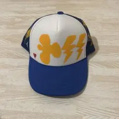 メッシュキャップ 雷とハートデザイン自作値段希望