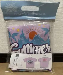 新品未開封 ディズニー　ミセスグリーンアップル　コラボ　Tシャツ　L