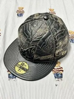 アトランタブレーブス　bboy 全刺繍　レザー　クレイジーパターン　モノグラム