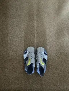 Nike キッズ サンダル グレー/ネイビー