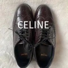 CELINE セリーヌ ウィングチップ アーミーダービー レースアップシューズ
