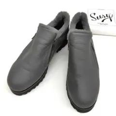 susy サイドジップ ムートンシューズ 36size 6241