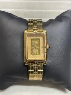 ELGIN エルジン 24K 純金 インゴット 1g クレディスイス ELGIN - エルジン24金 ゴールドインゴット1g 石付きゴールド文字