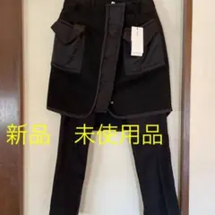 本日限定 新品 サカイ sacai 黒 パンツ スカート付きパンツ