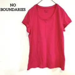 NO BOUNDARIES ピンク Tシャツ L（11-13）