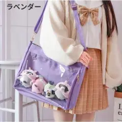 トートバッグ ショルダーバッグ 推し活バッグ A4 痛バッグ 痛バ 透明