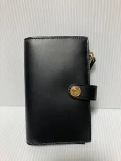 VERSACE ベルサーチ 2つ折り財布 小銭入れ付き カーフスキン レディース
