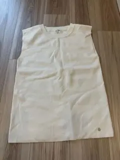LOUNIE ノースリーブトップス アイボリー