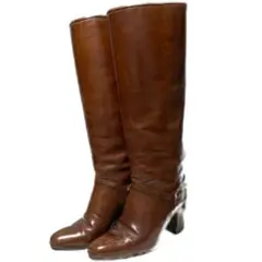 TANINO CRISCI レザー ロングブーツ